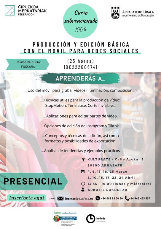 ACCIÓN FORMATIVA - PARA COMERCIANTES -