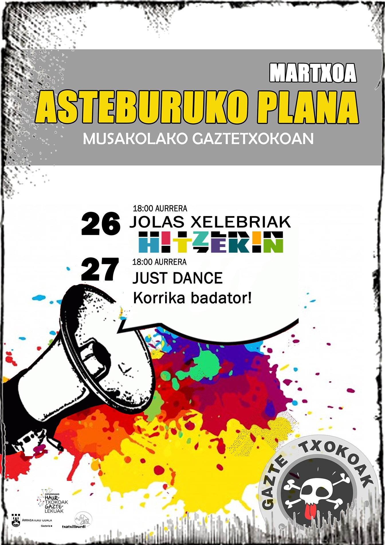 Arrasateko gaztetxokotako plana
