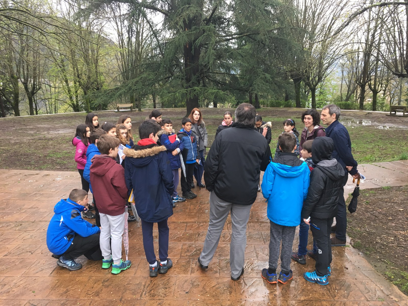 Puliendo el parque