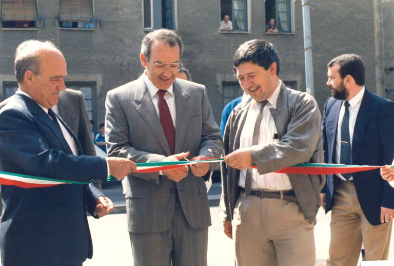 Inauguración de Monterron en 1986.