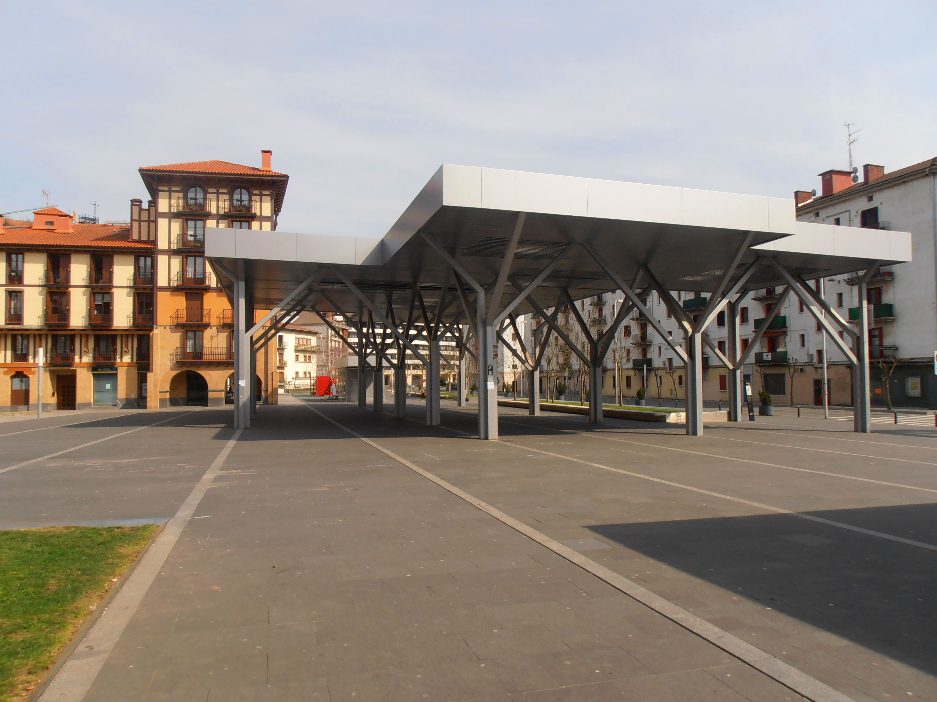 Pérgola metálica