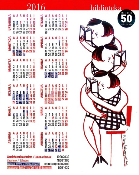 calendario 2016