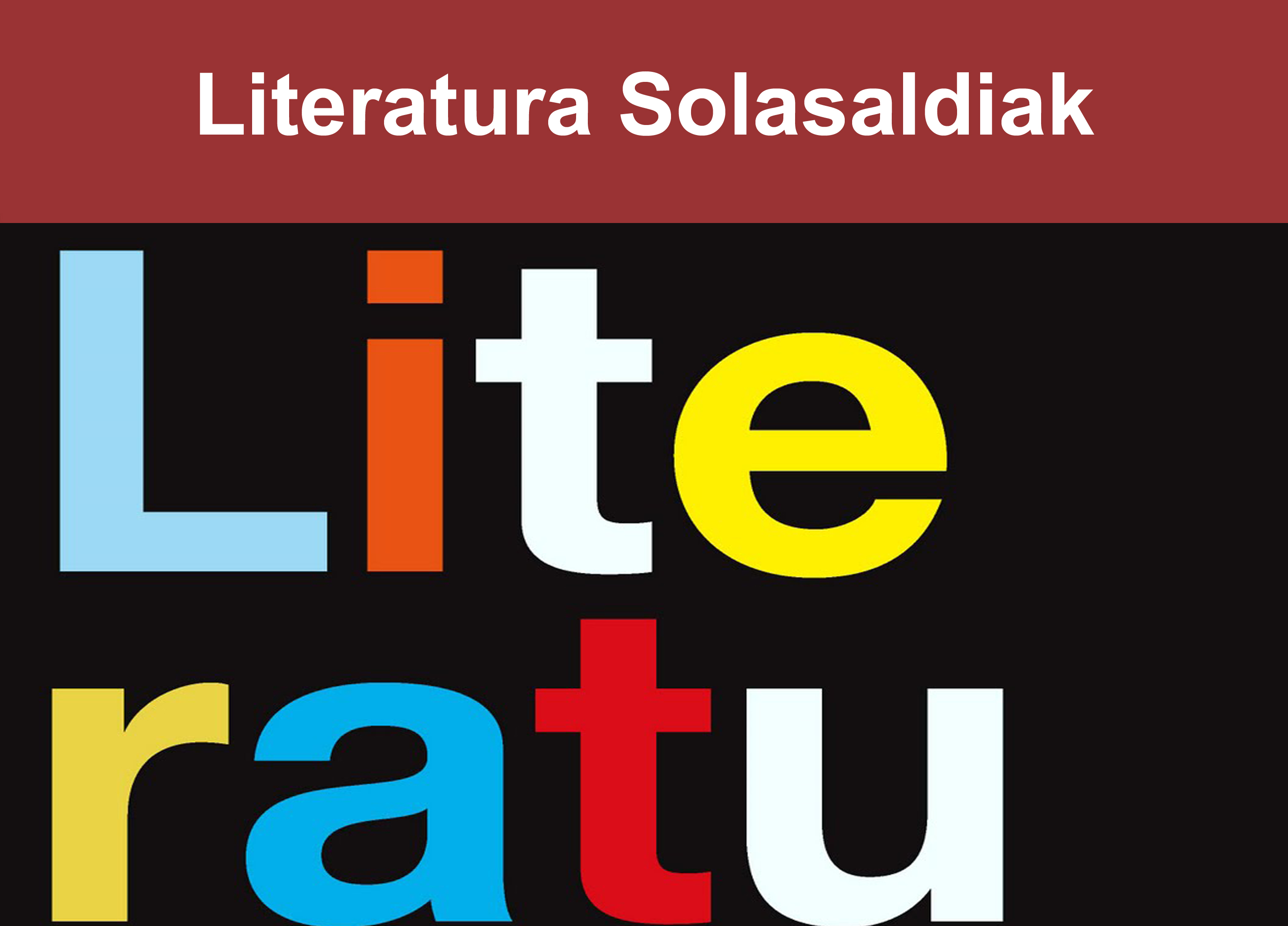 literatura solasaldiak