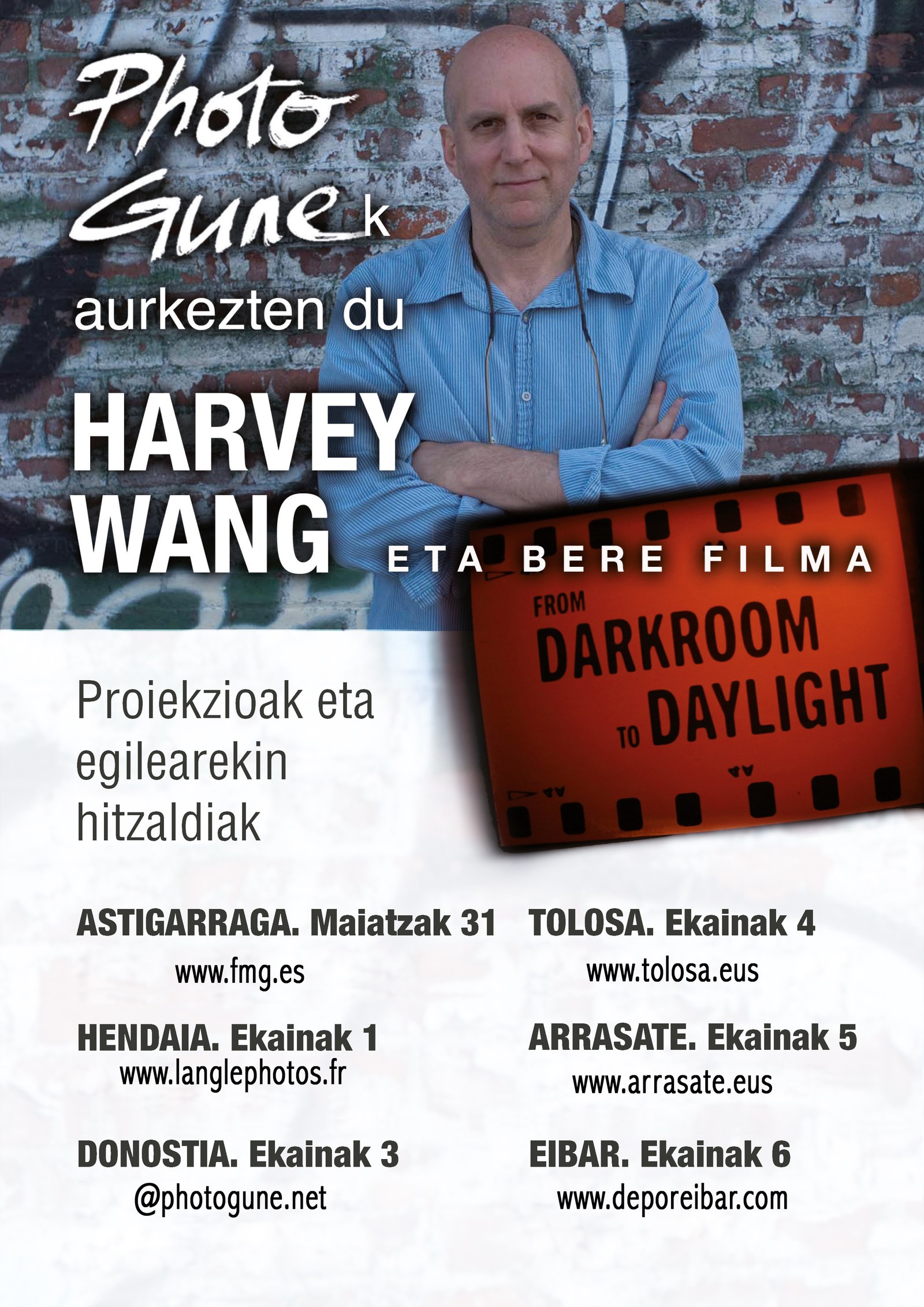 Arrasate recibe al fotógrafo internacional Harvey Wang