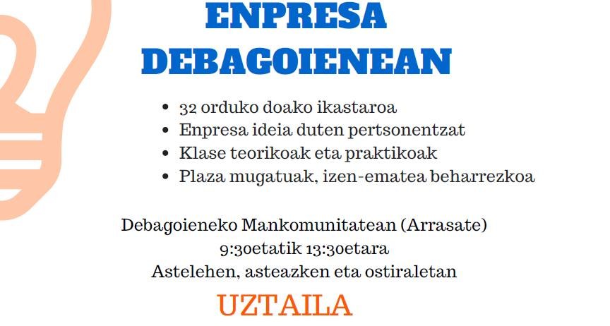Curso de formación para poner en marcha un nuevo negocio