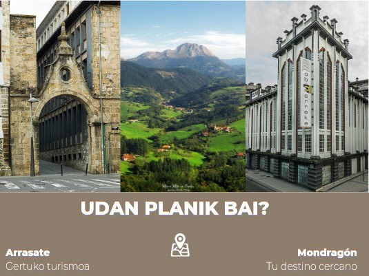 Durante este verano, cada fin de semana visitas guiadas y rutas de montaña para conocer Arrasate