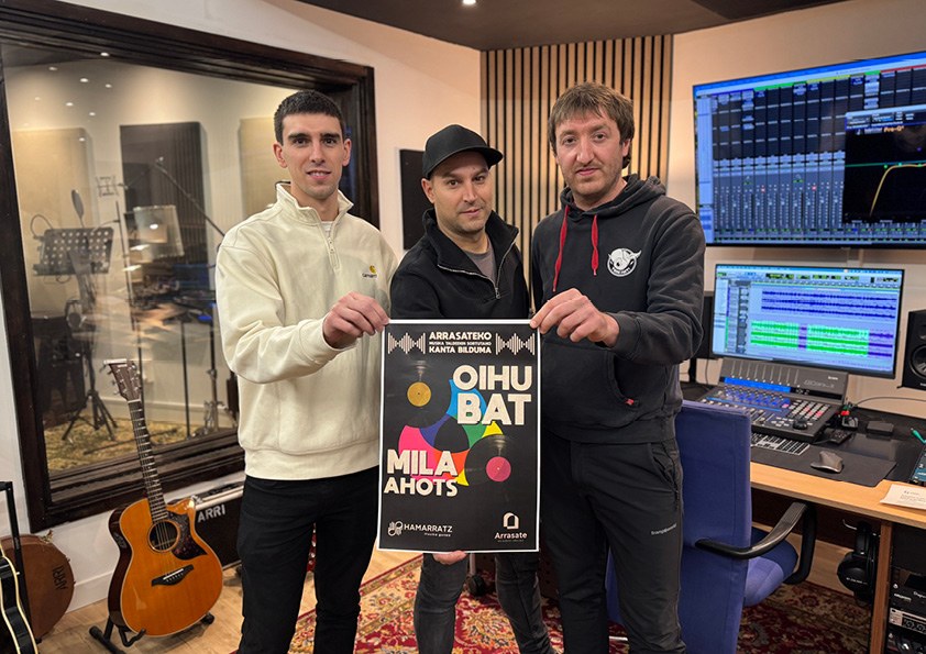El Ayuntamiento y Hamarratz Musika Gunea han presentado la convocatoria para realizar un álbum de canciones para poner en valor la escena musical de Arrasate: ‘Oihu bat, mila ahots’