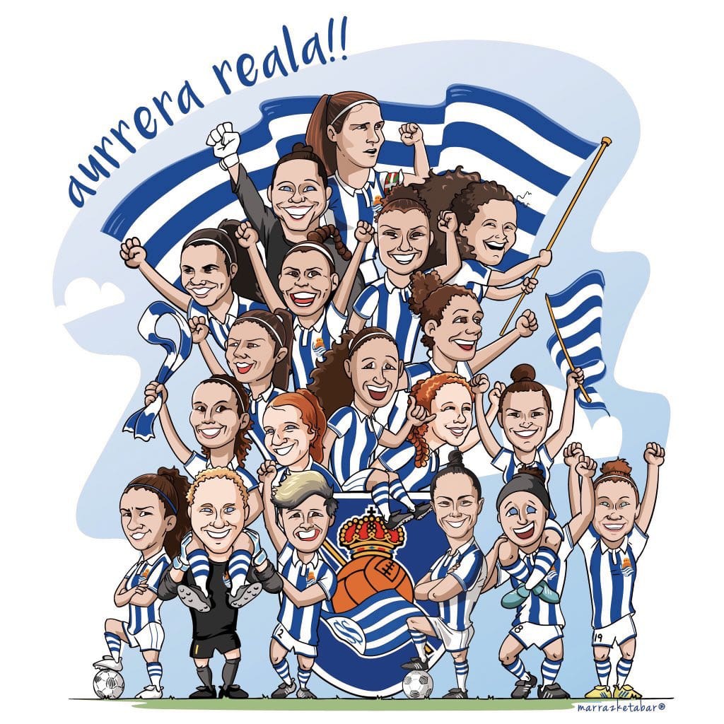 El jueves a las 11:45, las chicas de la Real en el Ayuntamiento
