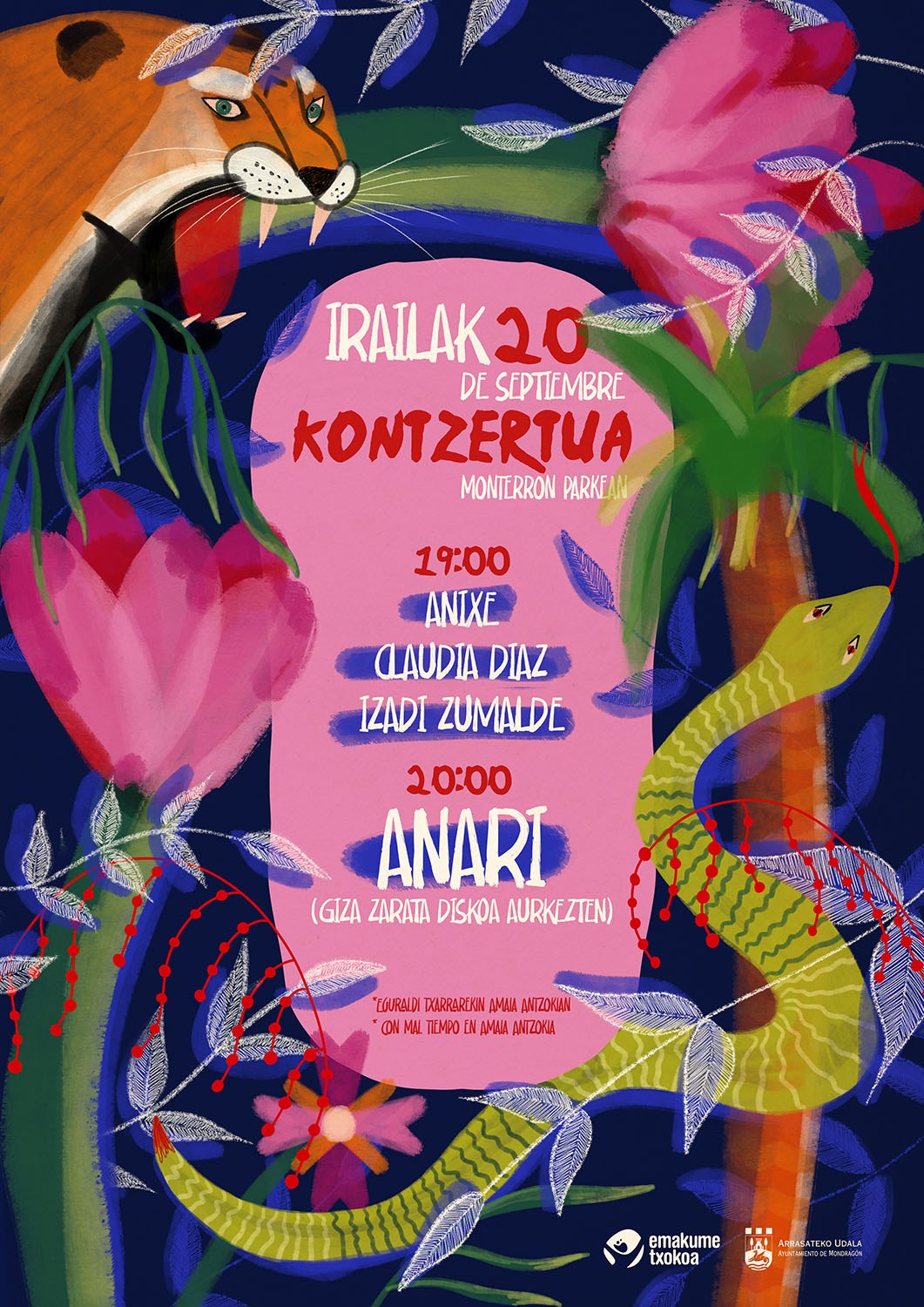 Emakume Txokoa abre el programa de otoño con un concierto el 20 de septiembre en el Parque Monterrón