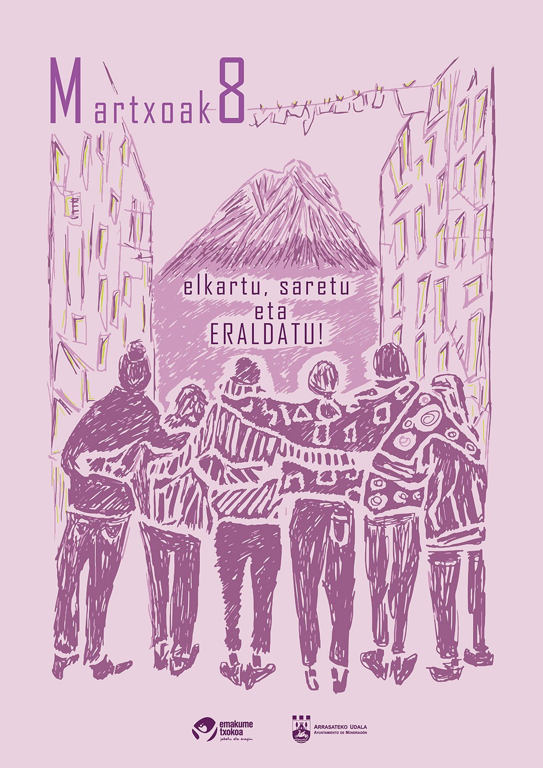 Emakume Txokoa ha organizado un amplio programa de actividades en colaboración con diferentes agentes entorno al 8 de Marzo