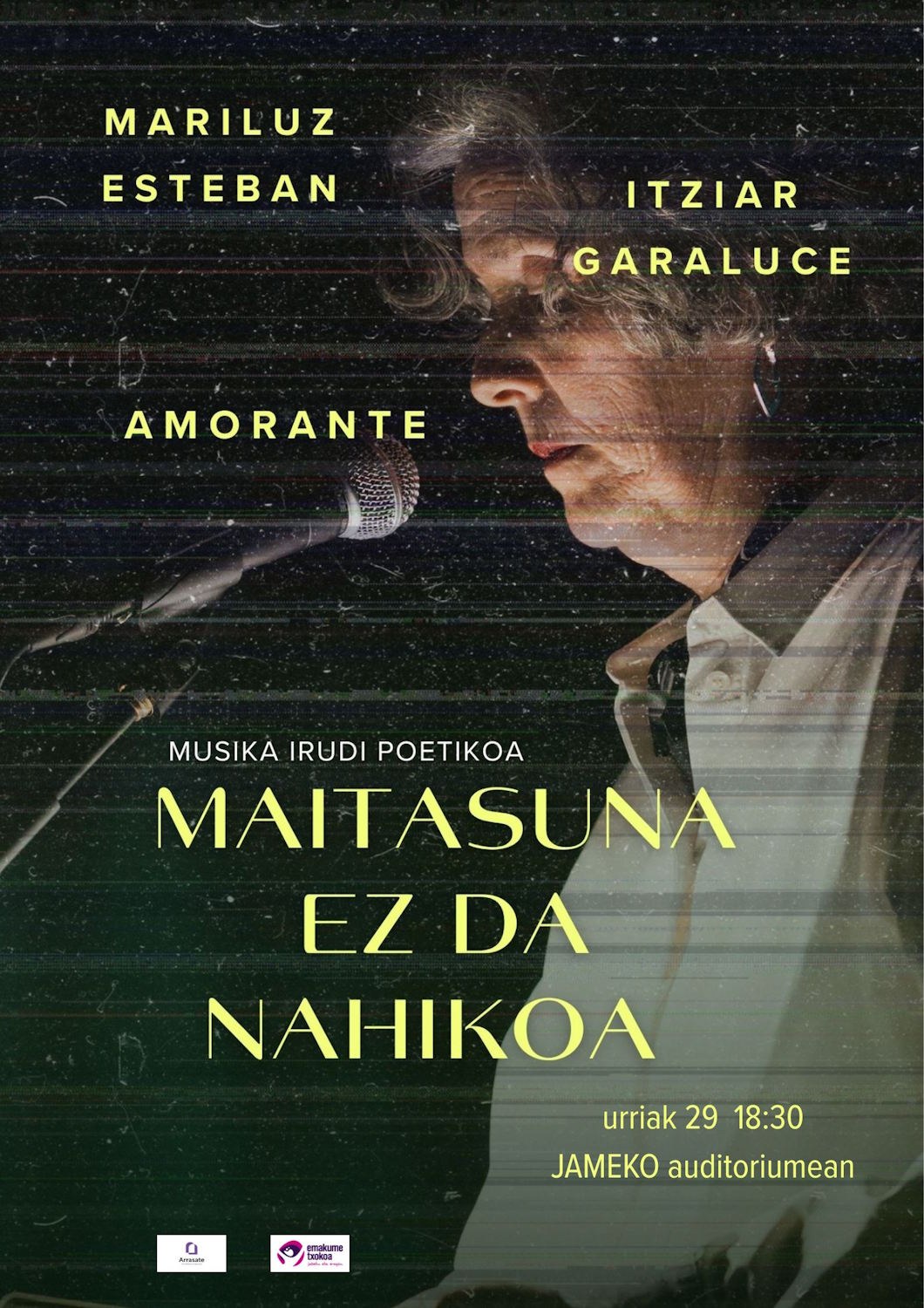 Emakume Txokoa invita a reflexionar sobre el amor con el espectáculo Maitasuna ez da nahikoa