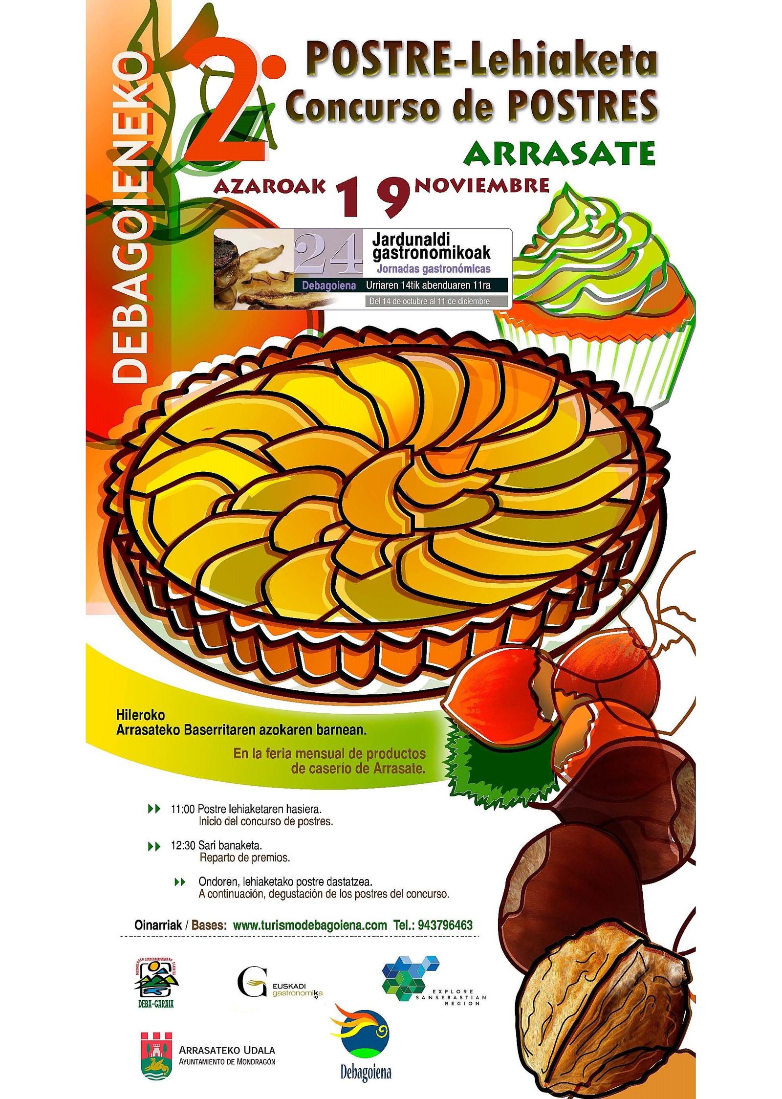 2º concurso de postres de Debagoiena:  el plazo de inscripción abierto hasta el 15 de noviembre