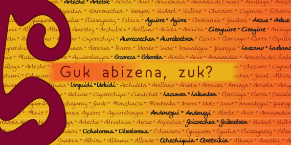Euskal abizenak euskal grafiaz