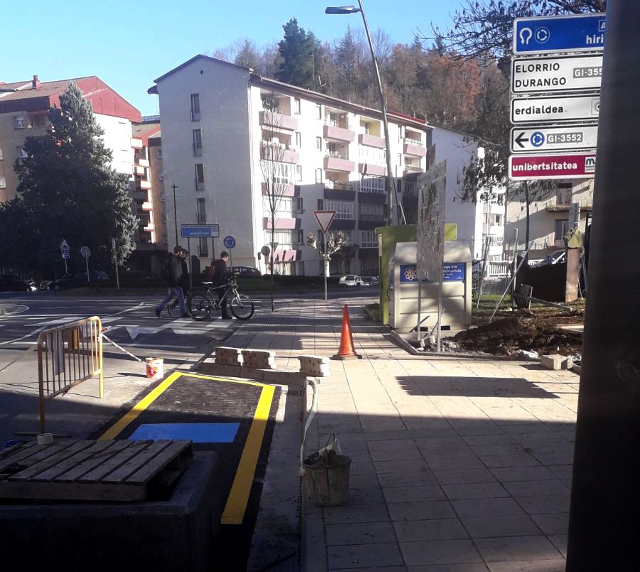 La avenida Uribarri se abrirá  a la ciudadanía el día 22