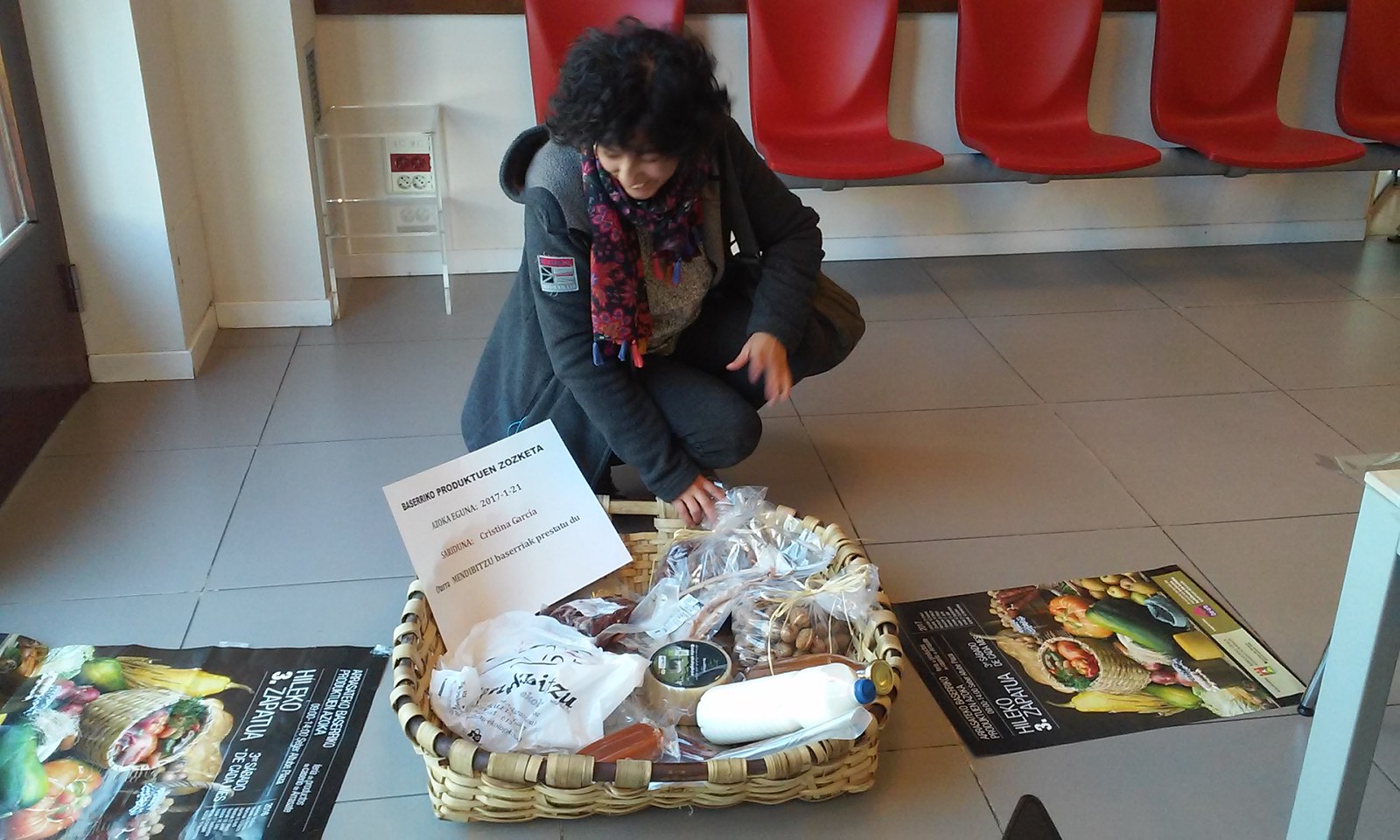 La cesta de enero, para Cristina García