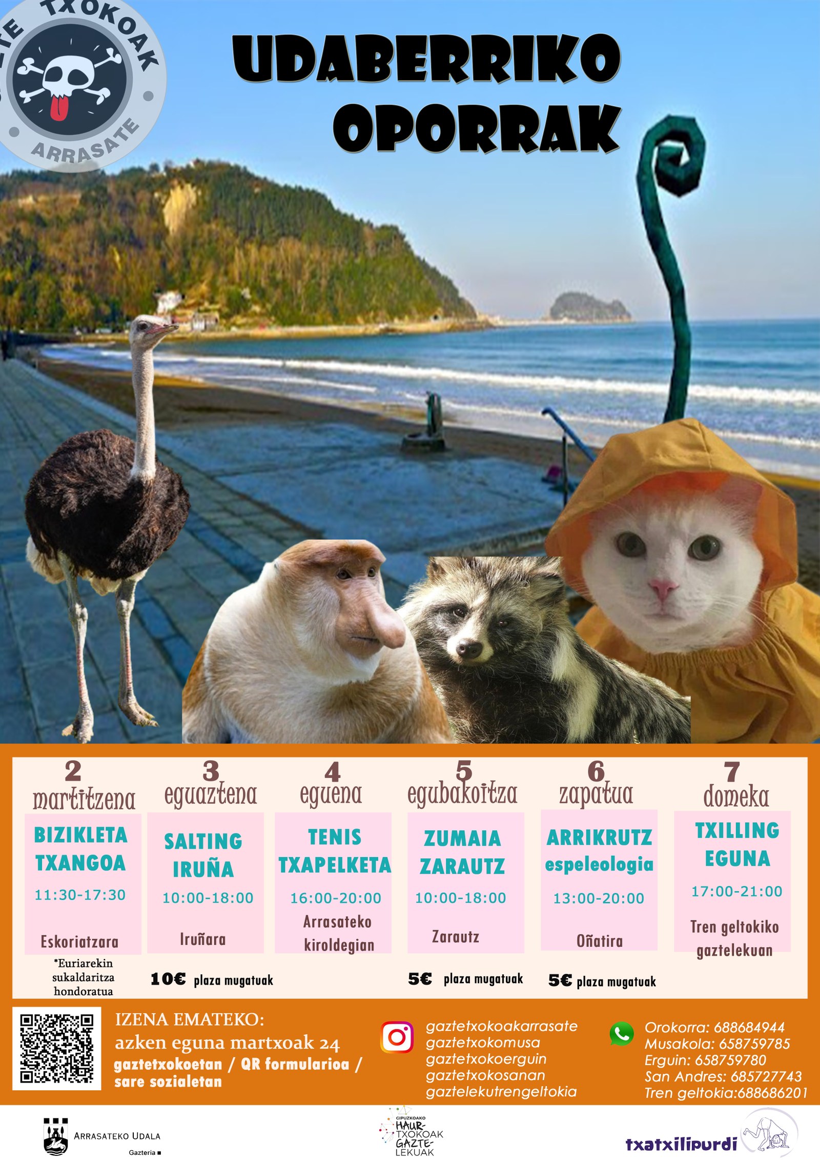 Las vacaciones de primavera tendrán un amplio programa de actividades en Arrasate