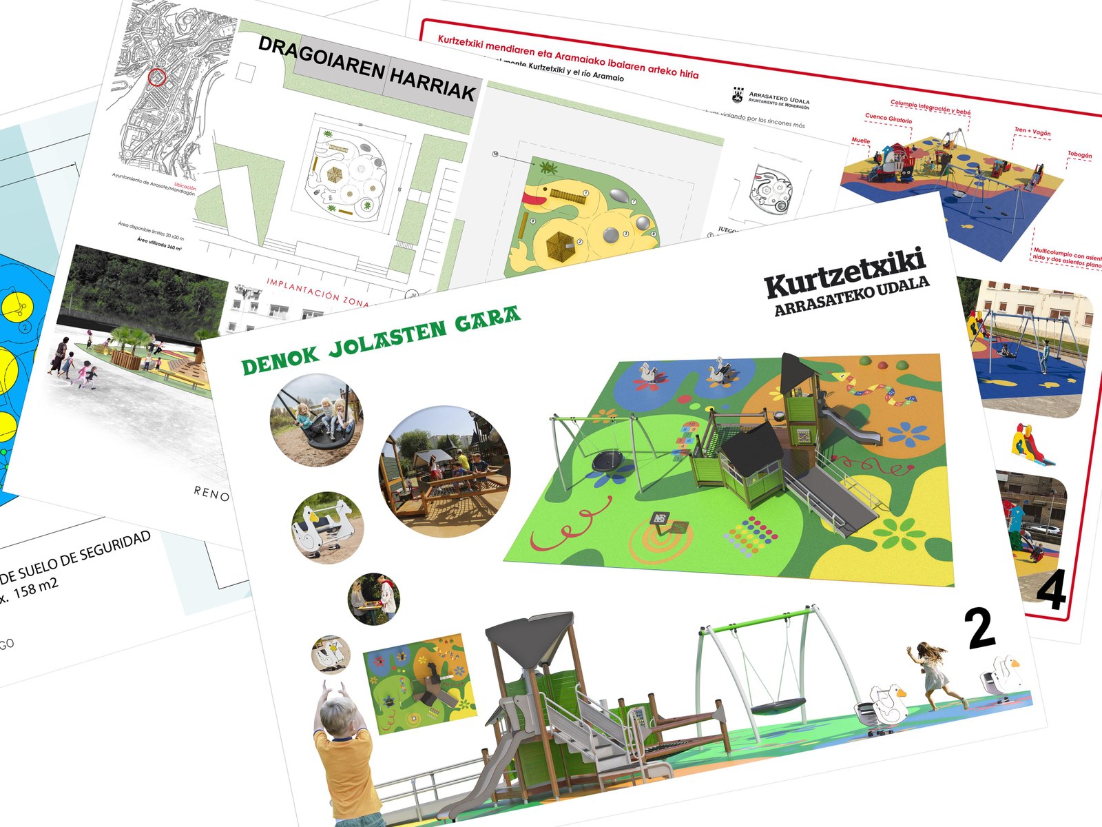Las y los arrasatearras podrán votar el nuevo diseño para el parque infantil de Kurtze Txiki