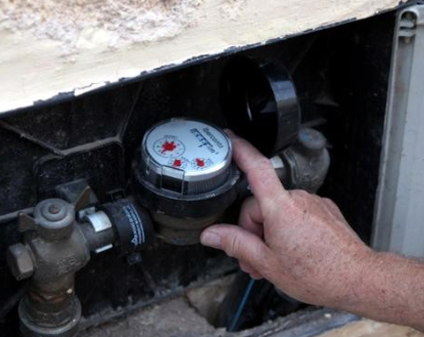 Lecturas del consumo de agua del primer trimestre del 2020