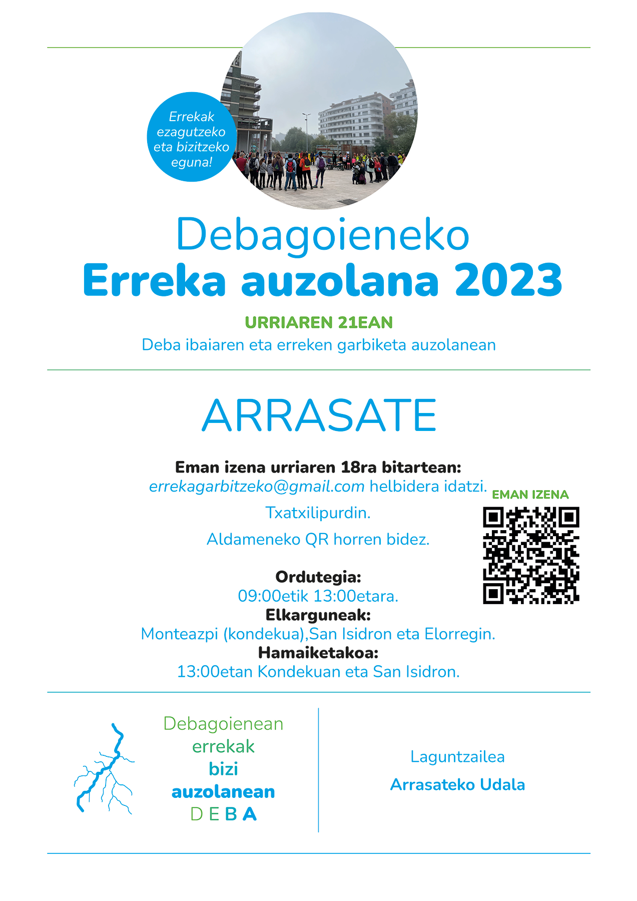 Llega la segunda edición de la iniciativa comarcal «Debagoienako erreka»