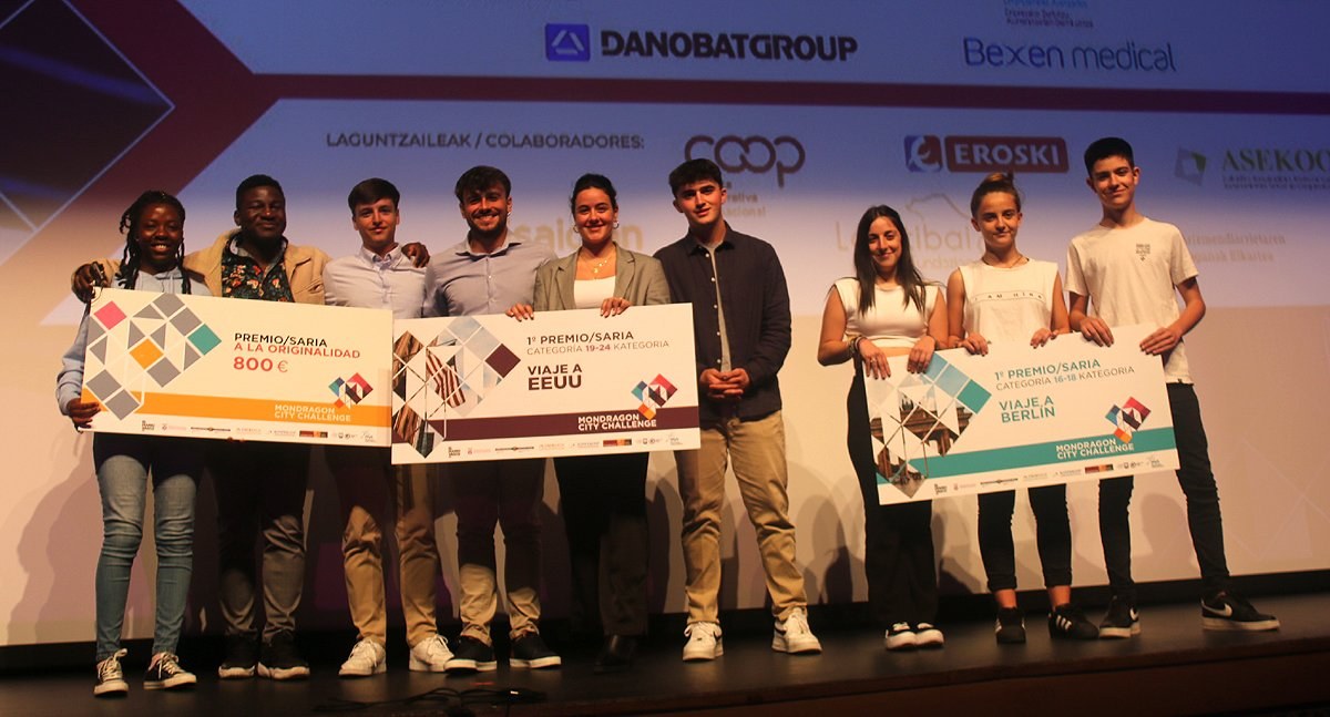 Los proyectos ‘Gu geu sortzaile’ y ‘Olatu berdea’ vencedores de la II edición de Mondragón City Challenge, el campeonato mundial que fomenta el cooperativismo