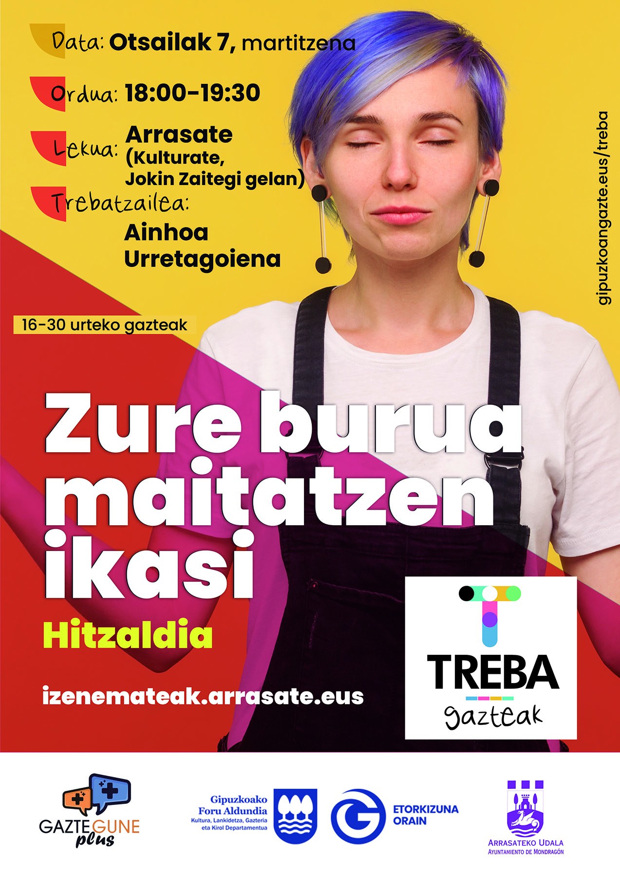 TREBA gazteak: charlas para jóvenes