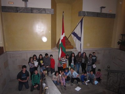 Alumnos en el Pleno del Ayuntamiento