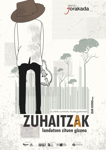 Zuhaitzak landatzen zituen gizona