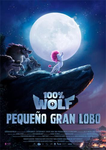 100% Wolf pequeño gran lobo