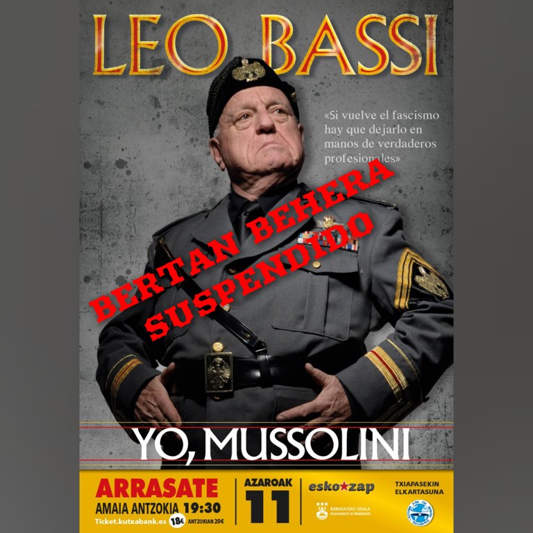 Yo, Mussolini (Leo Bassi)