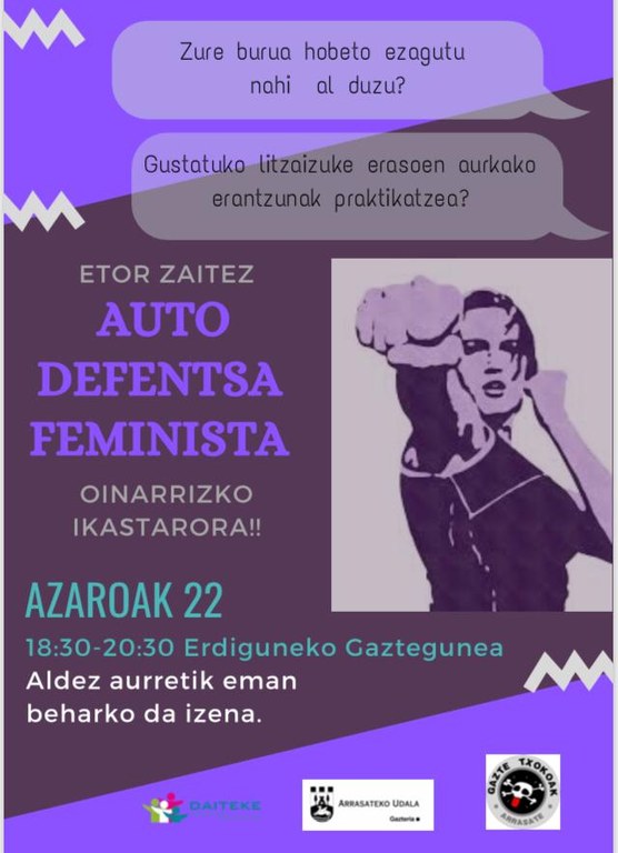 Autodefentsa ikastaroa