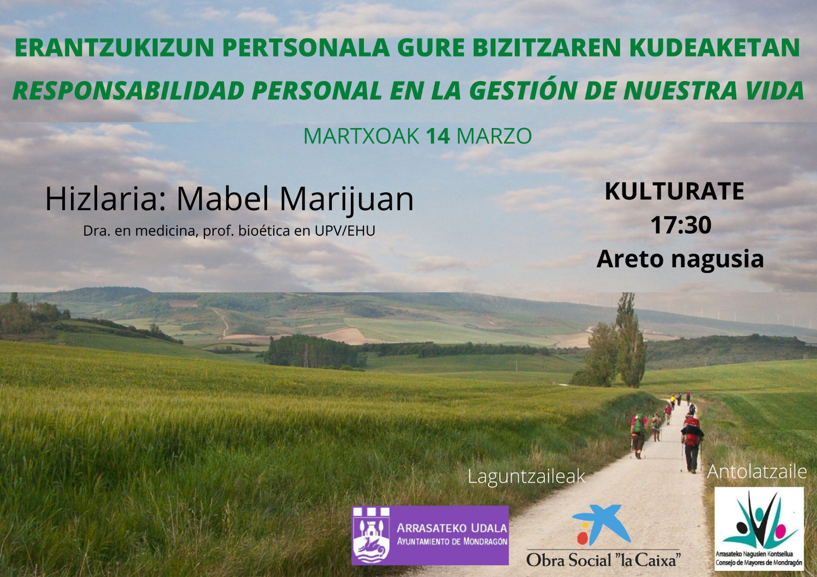 Erantzukizun pertsonala gure bizitzaren kudeaketan