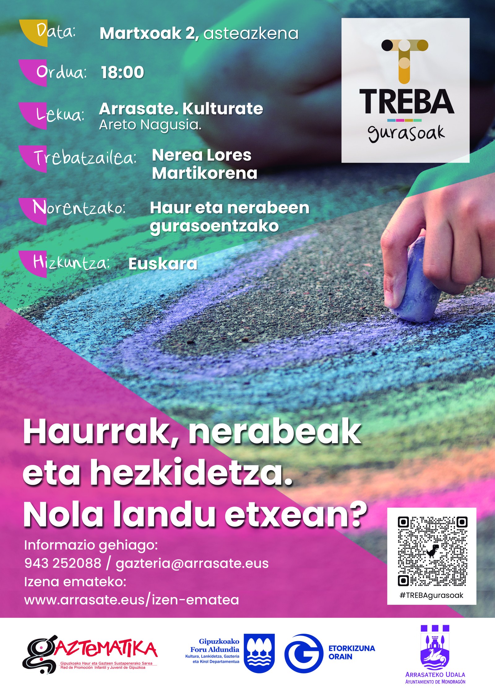 Hitzaldia: Haurrak, nerabeak eta hezkidetza etxean