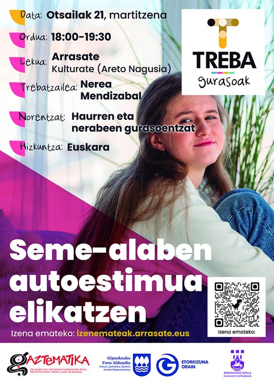 Seme-alaben autoestimua elikatzen