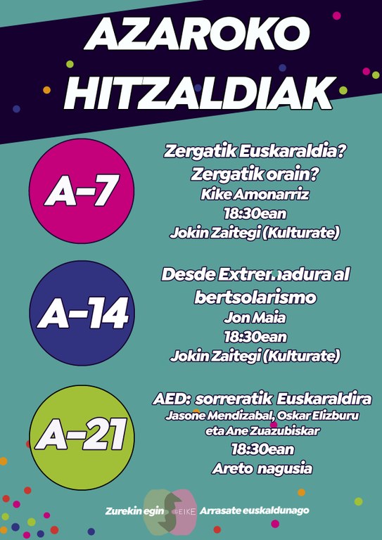 Zergatik Euskaraldia? Zergatik orain?