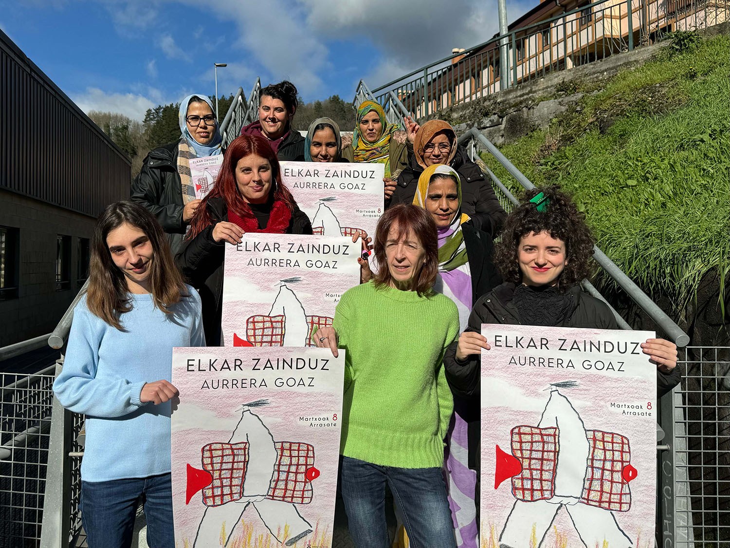 “Elkar zainduz aurrera goaz” lemapean aldarrikatuko dute Emakume Txokoak eta Arrasateko Udalak martxoaren 8a