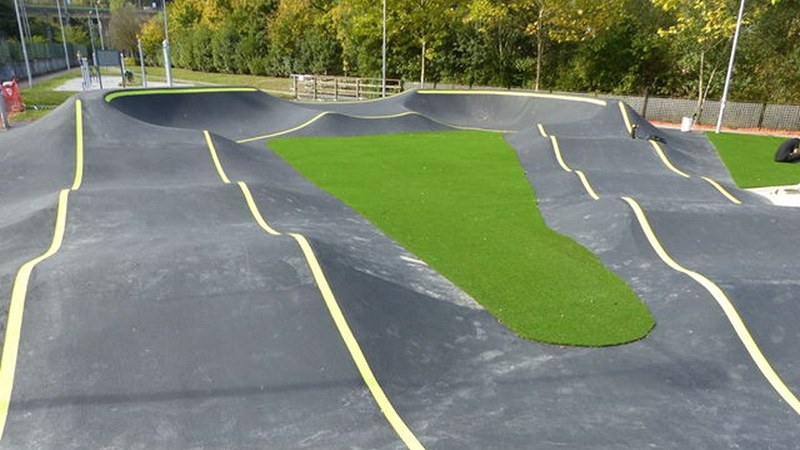 2021-22 aurrekontu parte-hartzaileetako proiektuen artean jasotako Pumptrack parkearen kokalekua, aztergai