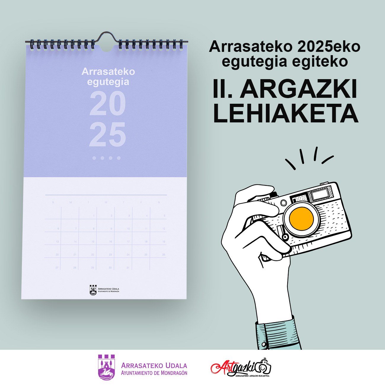Abian da Arrasateko 2025eko egutegiaren argazki lehiaketa