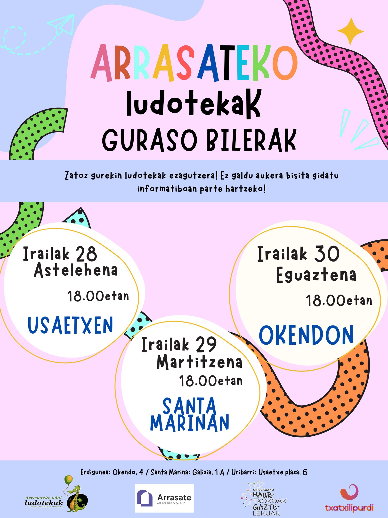 Abiatzear da ikasturte berria Arrasateko Ludoteketan eta Gaztetxokoetan