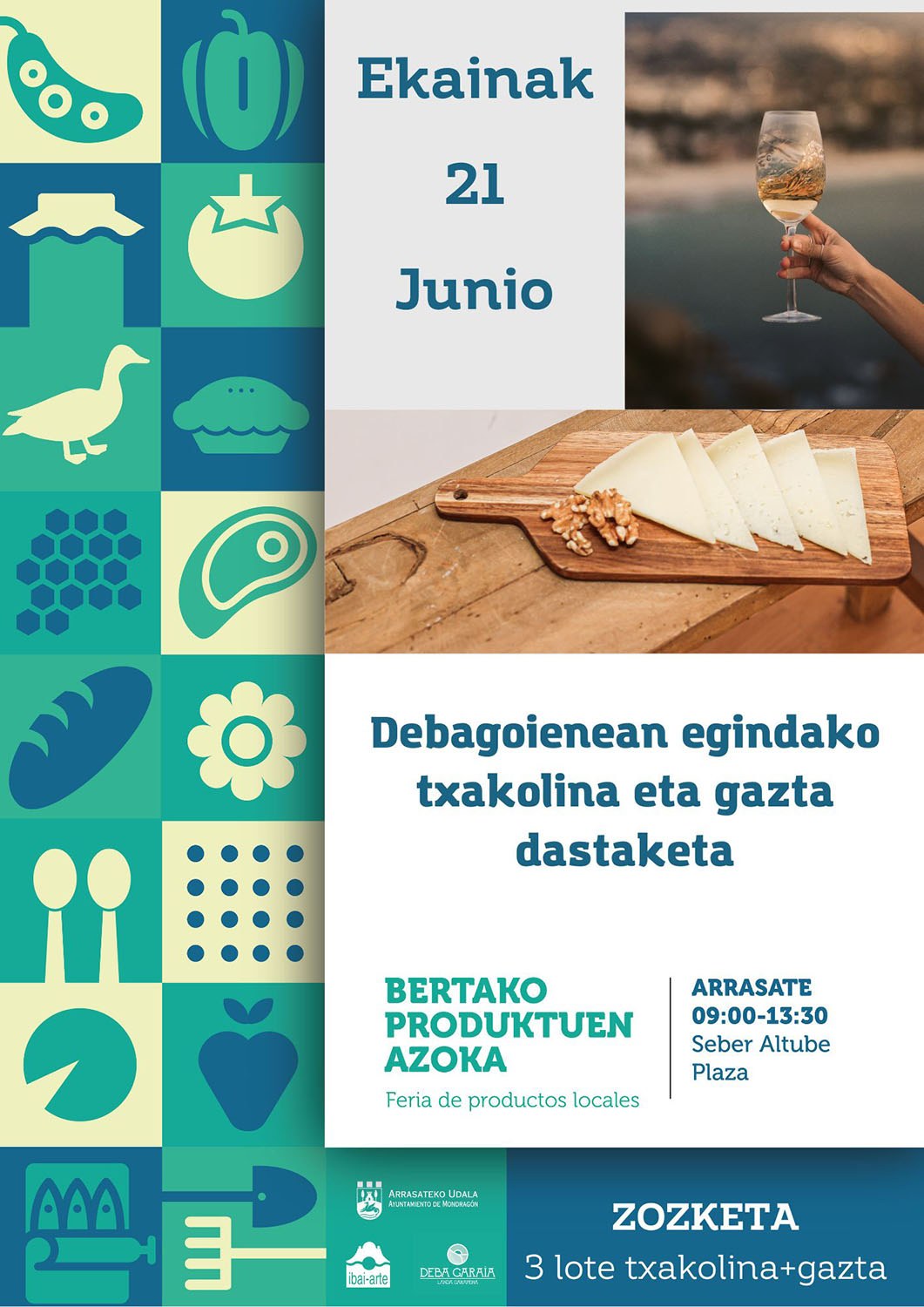 Debagoieneko Txakolina bertako produktuen azokan, ekainaren 21ean