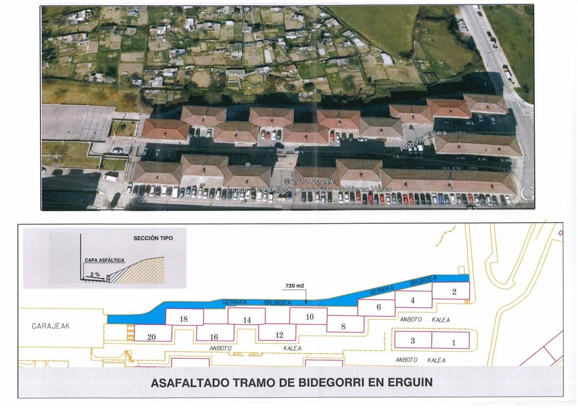 Erguingo bidegorri zatia urbanizatzeko obrak astelehenean hasiko dira