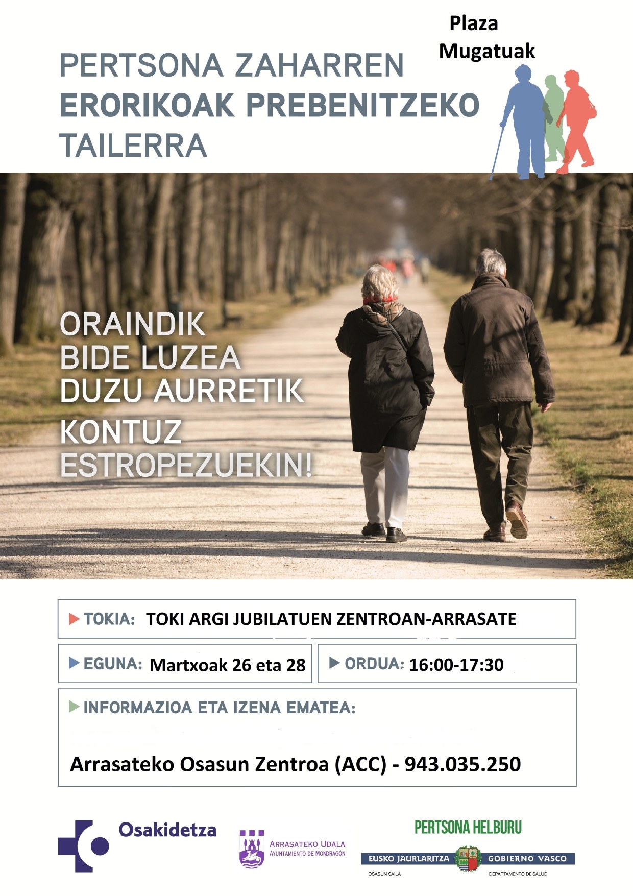 Erorketak prebenitzeko tailerra