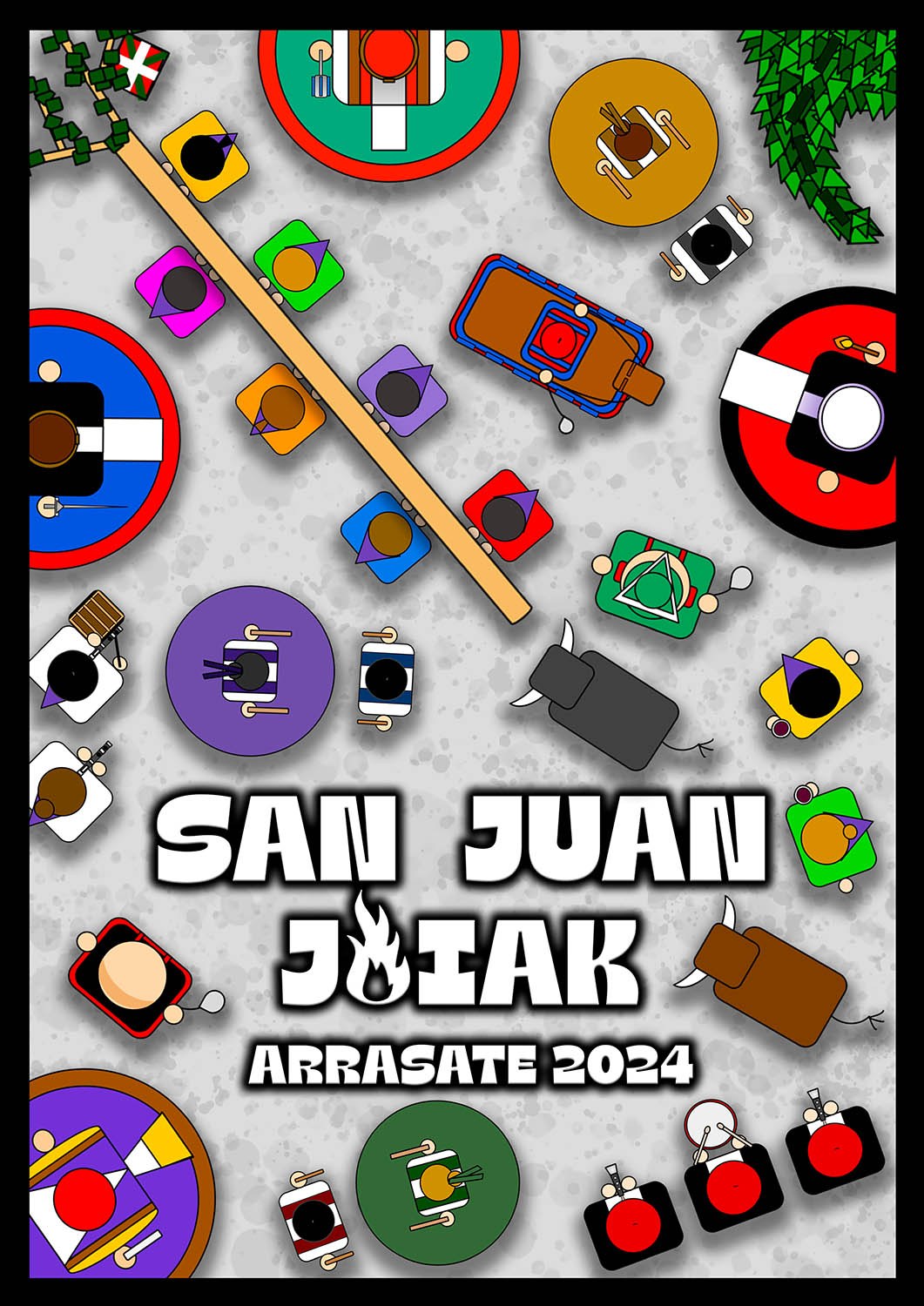 Hasi da atzera kontaketa: 2024ko San Juan jaiek badute kartel irabazlea