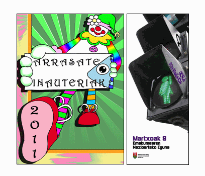 Inauterietako eta martxoak 8ko egitarauak kalean dira