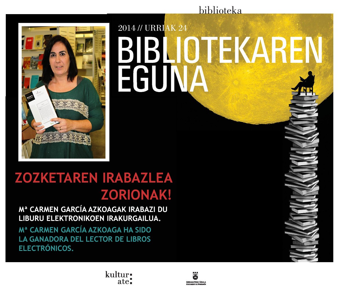 Liburu elektronikoen irakurgailuaren irabazlea