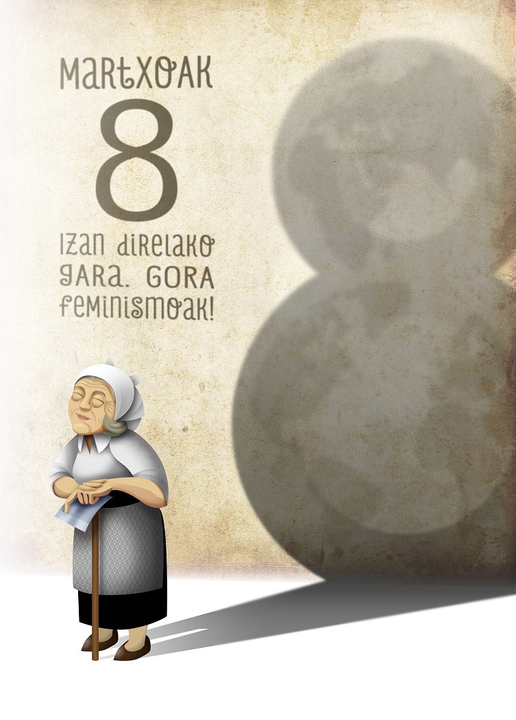 Martxoak 8ko kartel lehiaketaren emaitza: Izan direlako gara. Gora feminismoak!