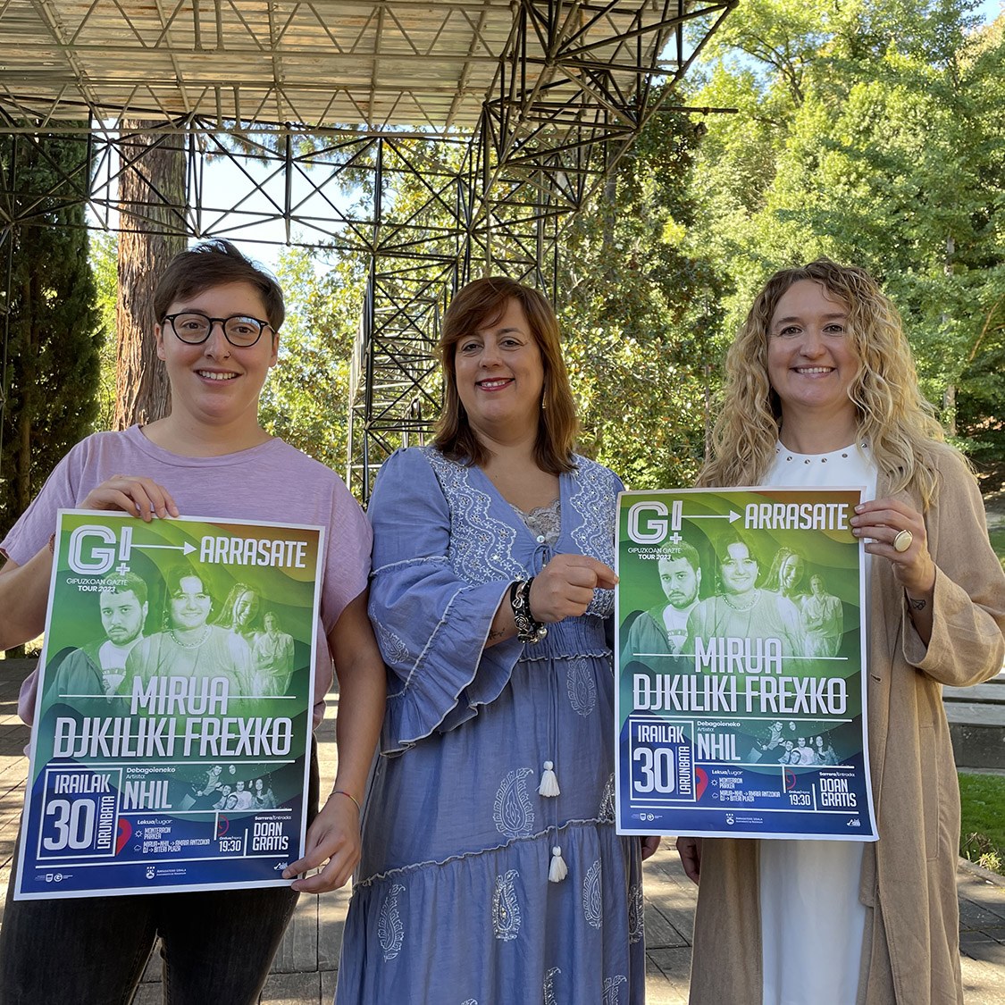 Monterron parkeak Nhil, Mirua eta DJ Kiliki Frexkoren erritmoan dantzatuko du zapatuan