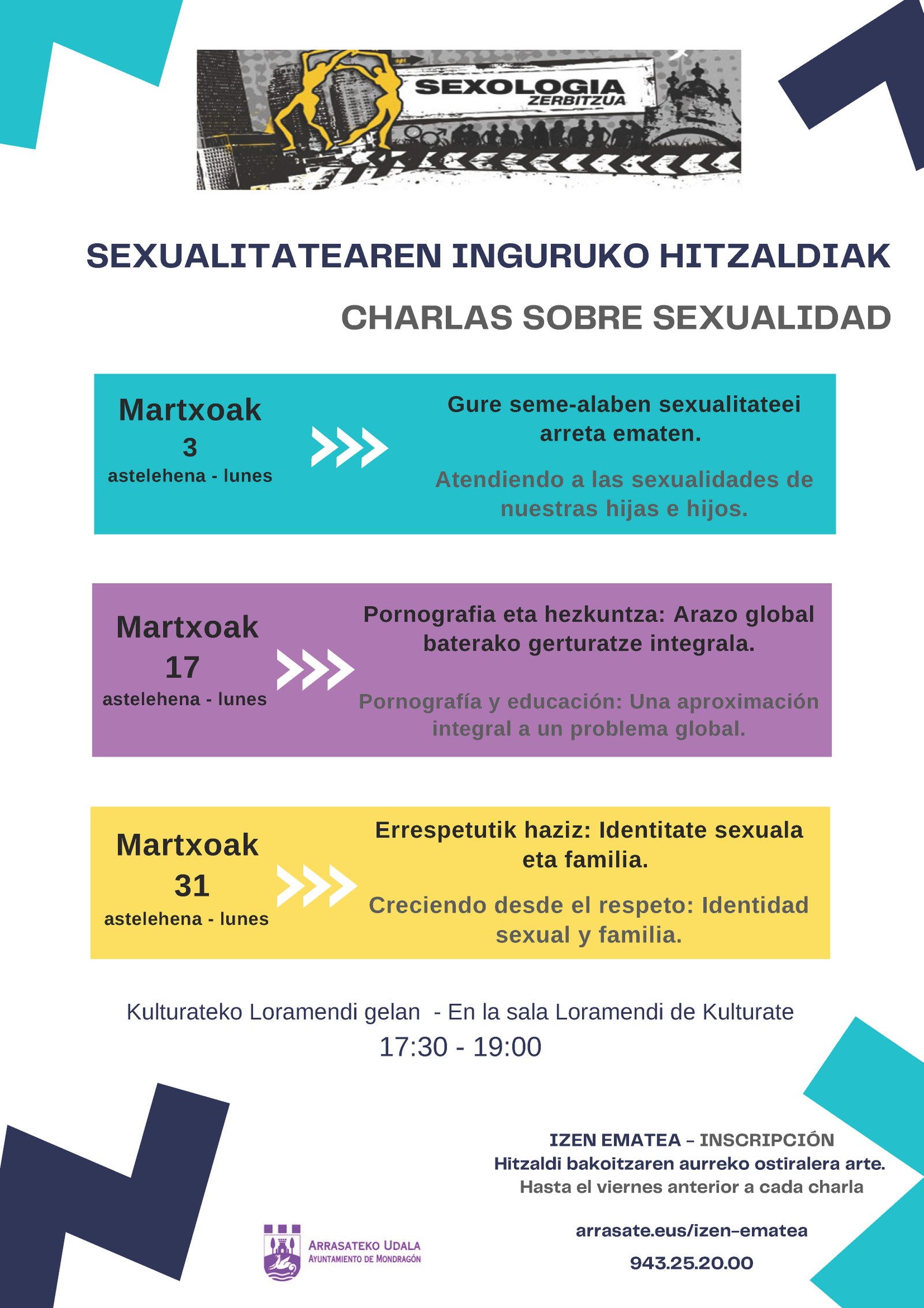 Sexualitatearen inguruko hitzaldiak