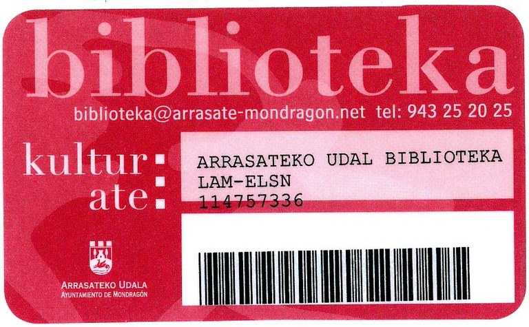 bibliotekako txartela