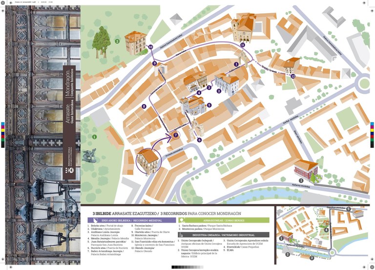 Arrasateko mapa turistikoa 2020 irudia