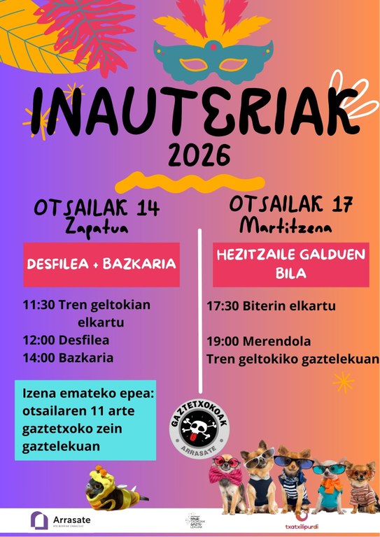 inauteriak 2026